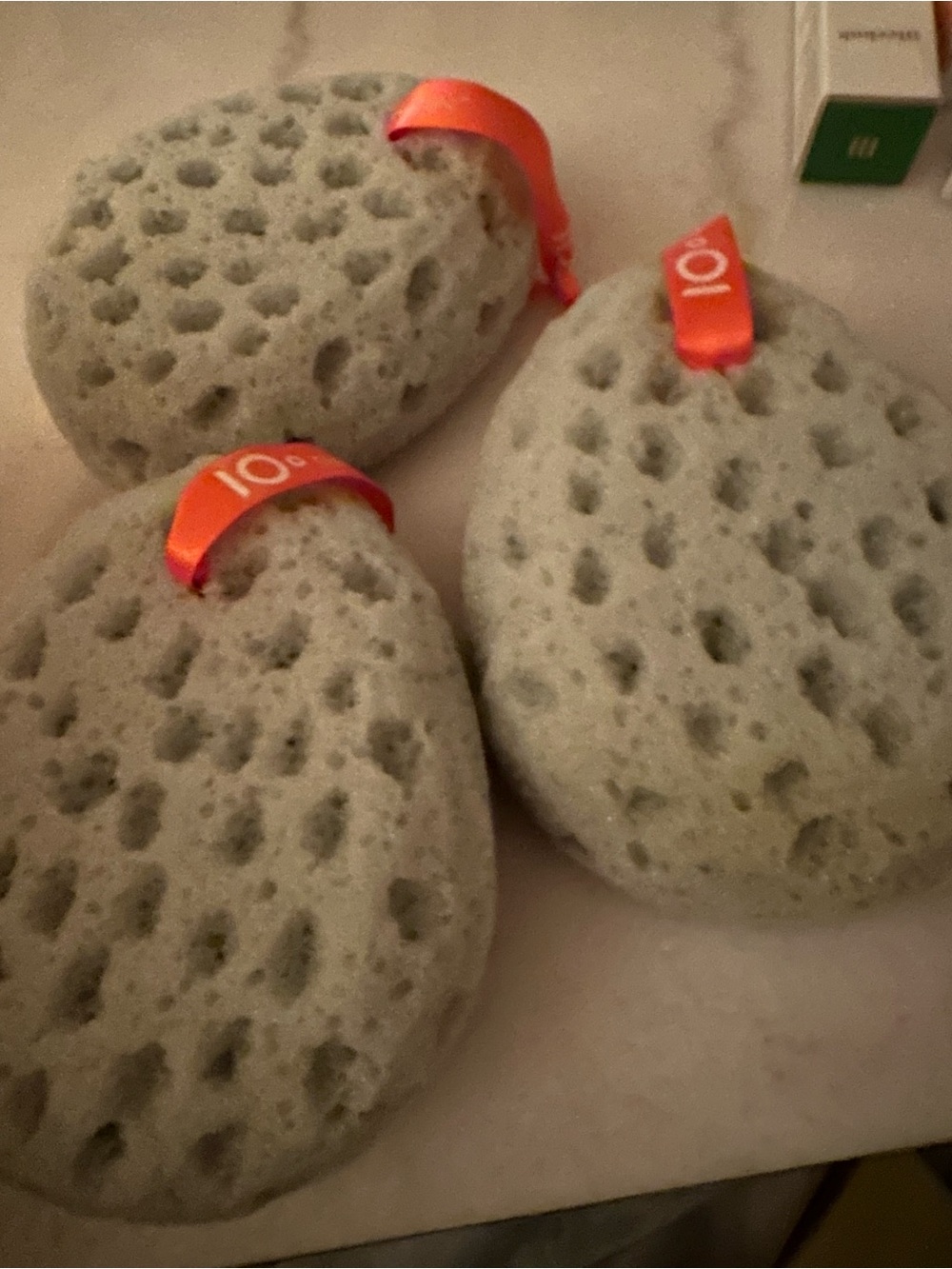 Foam Body Sponges - Pink/Orange